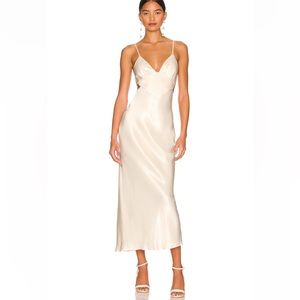 Shona Joy La Lune Backless Midi Dress